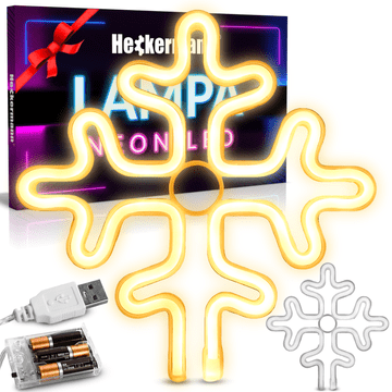 Neon led Heckermann viseća pahuljica 1