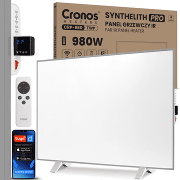 Infracrveni grijaći panel cronos synthelith pro crp-980twp sivi