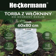 Vreća za zaštitu biljaka Heckermann 60x80cm 70g/m2 3kom
