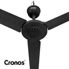 Stropni ventilator Cronos FC11-70 70 cm crni s daljinskim upravljačem