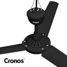 Stropni ventilator Cronos FC11-70 70 cm crni s daljinskim upravljačem