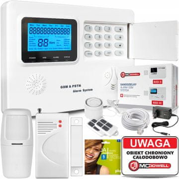 Alarm gsm red iii box + pločica + sim