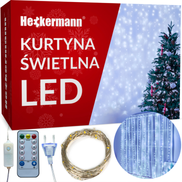 Led girlanda Heckermann YS-0003 3x3m 300LED hladna bijela