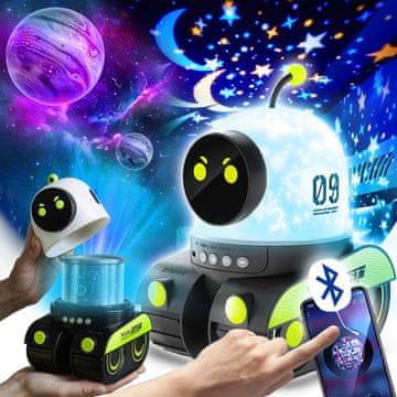 Projektor zvijezda led heckermann wh-e03 robot