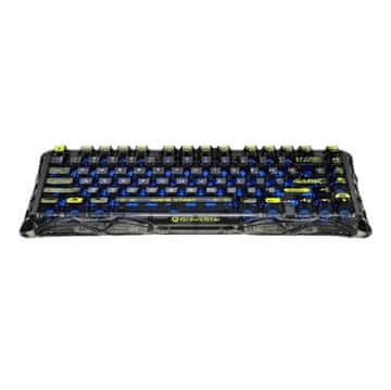 Gravastar GravaStar - Mercury K1 Lite Transparent Black - bežična mehanička tipkovnica, transparentno crna