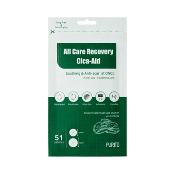 PURITO All Care Recovery Cica-Aid flasteri za lice protiv prištića 51 komad