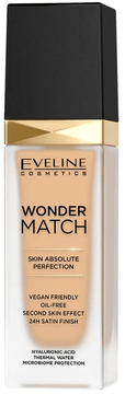 Eveline Eveline Wonder Match luksuzna podloga za lice koja se prilagodava - 11 ALMOND 30ml