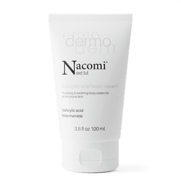 Nacomi Nacomi Next Lvl Dermo Salicylid Acid Body Cream, pročišćavajuće-umirujuća krema za tijelo sa salicilnom kiselinom i niacinamidom, 100 ml