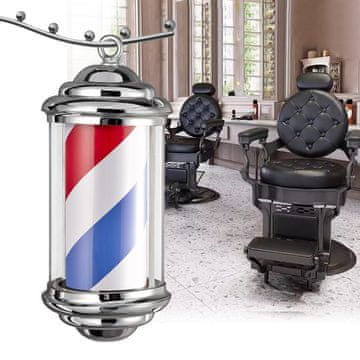 Stropna svjetiljka LED svjetiljka za brijačnicu, reklamni znak za brijačnicu, salon 38 cm