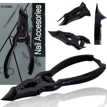 Škare za nokte za debele, urasle nokte, škare za zanoktice, škare, manikura SPA salon, crne