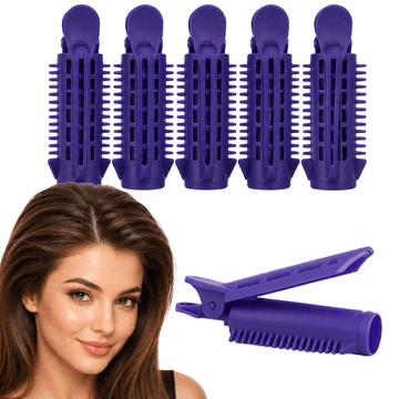 Blu Mega Volumen Kopče za podizanje izrastka kose s valjkom