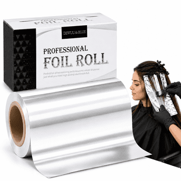 Blu Aluminijska frizerska folija za bojanje pramenova kose u roli 800g