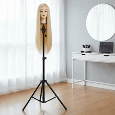 Blu Iza termalna glava za vježbanje frizerskih tretmana 70 cm + stalak