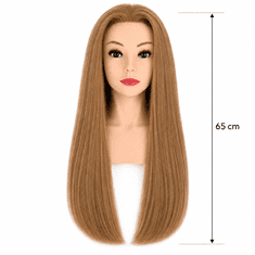 Blu Glava s poprsjem, glava za frizersku obuku, Maxi, 100% ljudska veličina, 65 cm