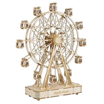 Konstruktor 3D model Robotime Ferris Wheel 232 dijela 28 x 10 x 34 cm