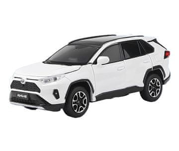 Toyota RAV4 2020 bijeli metalni model u mjerilu 1:32 s LED svjetlom i zvukom