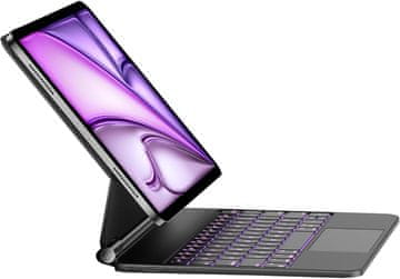 Futrola s tipkovnicom za iPad Air 11 M3/M2 i Pro 11 QWERTY s pozadinskim osvjetljenjem 500 mAh