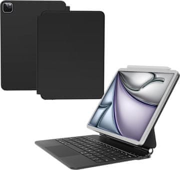 Futrola s tipkovnicom za iPad Air 11 M2 2024 X7 QWERTZ crna