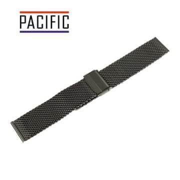 Pacific MREŽASTA NARUKVICA 20MM PVD CRNA, TKANJE 1.0MM