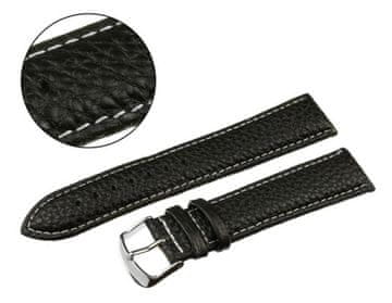 Pacific REMEN 20 MM XL W71L POLJOT crni remen, bijeli šavovi