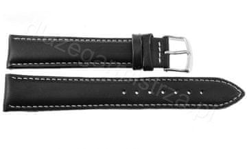 Pacific REMEN 18MM XXL Š70XL GLATKI crni remen, bijeli šavovi