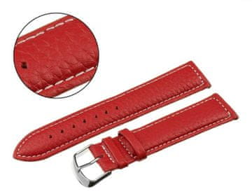Pacific REMEN 18 MM XL W71L POLJOT crveni remen, bijeli šavovi