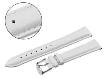 Pacific REMEN 18 MM XL W83L GLATKI bijeli remen, bijeli šavovi