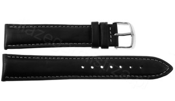 Pacific REMEN 18MM XL W70L GLATKI crni remen, bijeli šavovi