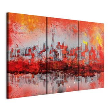 Artgeist Slika - Zalazak sunca u New Yorku (3 dijela)