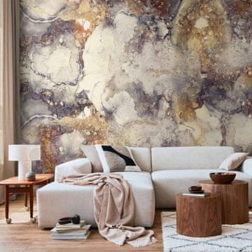 Artgeist Foto tapeta - Zlatno ispreplitanje