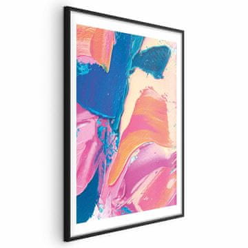 Artgeist Poster - Šareni izraz - snažni kontrasti u energičnoj kompoziciji