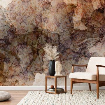 Artgeist Foto tapeta - Tkana s ružama