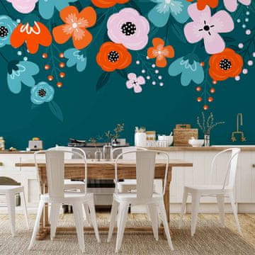 Artgeist Foto tapeta - Šareni cvijet - treća varijanta