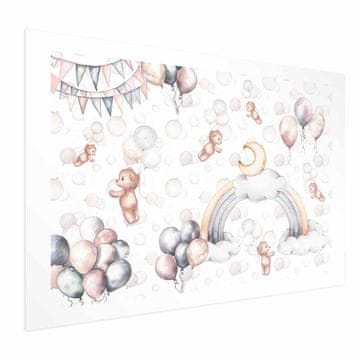 Artgeist Poster - Medvjedići na nebu