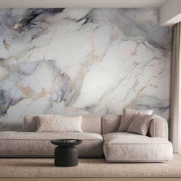 Artgeist Foto tapeta - Elegantne mramorno-kamene strukture u neutralnim bojama