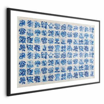 Artgeist Poster - Azulejos - tradicionalne portugalske keramičke pločice