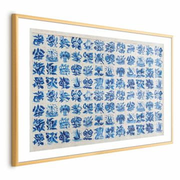 Artgeist Poster - Azulejos - tradicionalne portugalske keramičke pločice