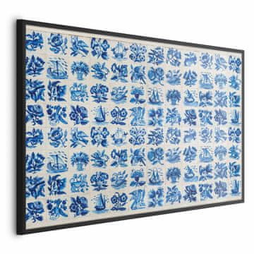 Artgeist Poster - Azulejos - tradicionalne portugalske keramičke pločice