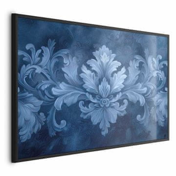 Artgeist Poster - Plavi ukras u hladnim nijansama