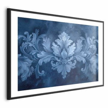 Artgeist Poster - Plavi ukras u hladnim nijansama