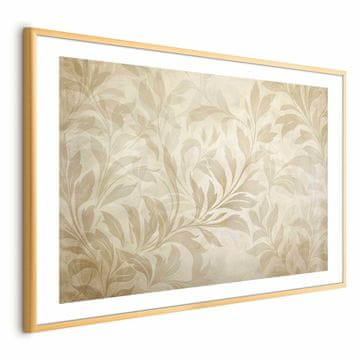 Artgeist Poster - Pješčano lišće i vinova loza