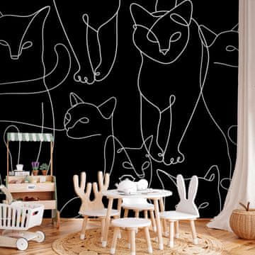 Artgeist Foto tapeta - Mačje navike - prva varijanta