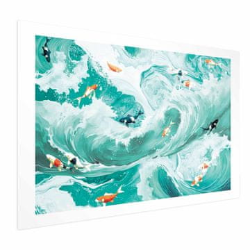 Artgeist Poster - Ribe i valovi