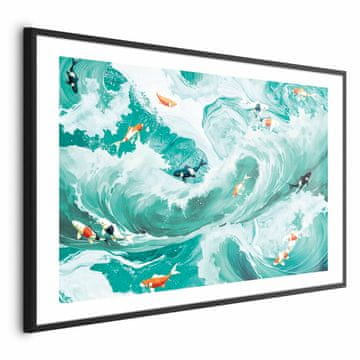 Artgeist Poster - Ribe i valovi