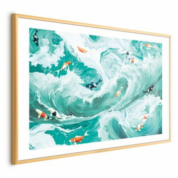 Artgeist Poster - Ribe i valovi