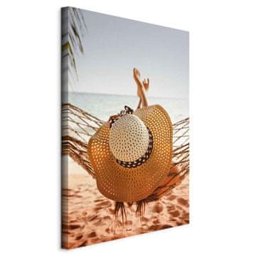 Artgeist Slika - Hamak na plaži (1-dijelna) vertikalna