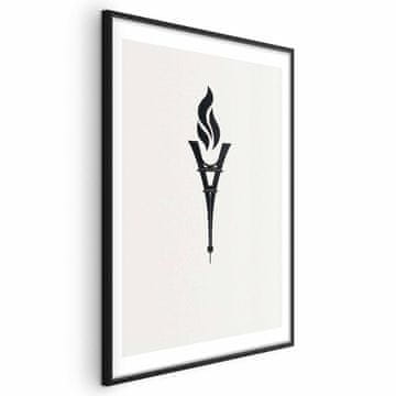 Artgeist Poster - Svijeća u obliku Eiffelovog tornja