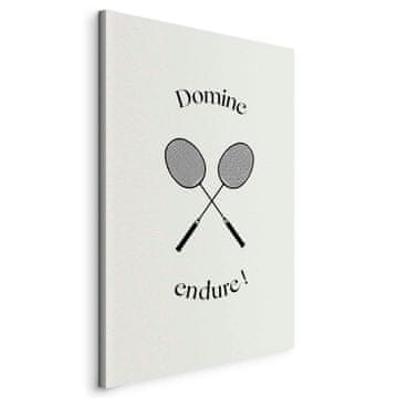 Artgeist Slika - Crni badmintonski reketi