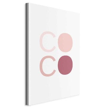 Artgeist Slika - Pink Coco (1-dijelna) vertikalna