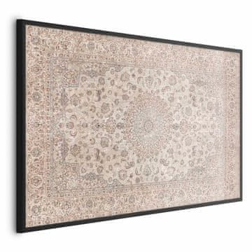 Artgeist Poster - Pješčani tepih - istrošeni perzijski tepih s bogatim ukrasnim motivima